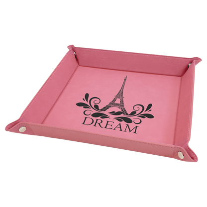 Folding Dice Tray Large / Pink