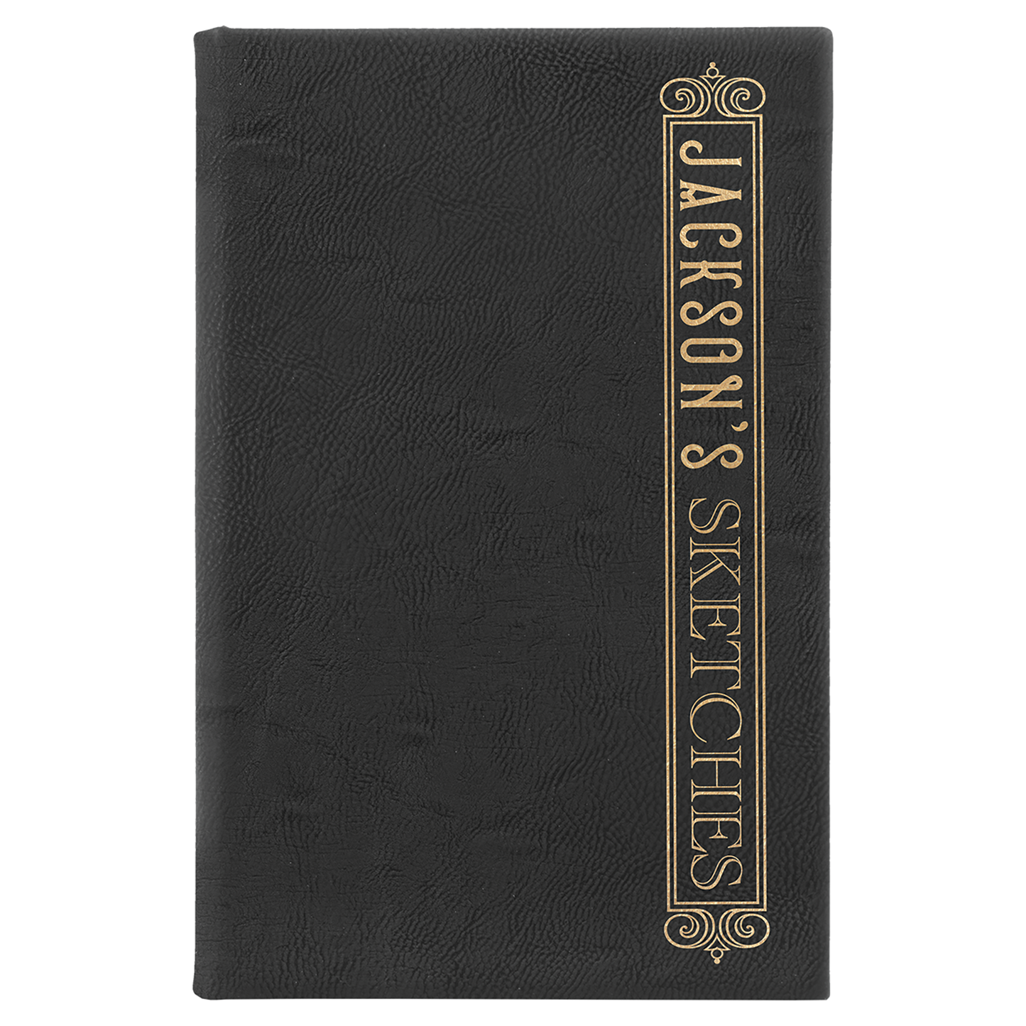 Sketch Book 5.25" x 8.25" / Black/Gold