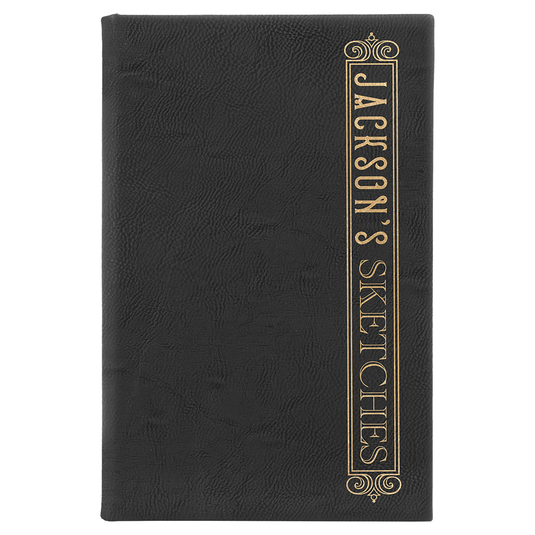 Sketch Book 5.25" x 8.25" / Black/Gold