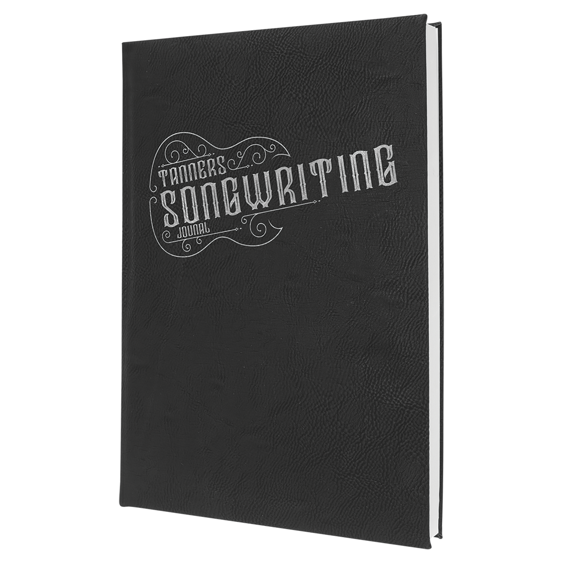 Journal 7" x 9.75" / Black/Silver