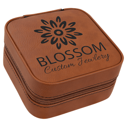 Jewelry Box (Small) 4" x 4" x  2" / Rawhide