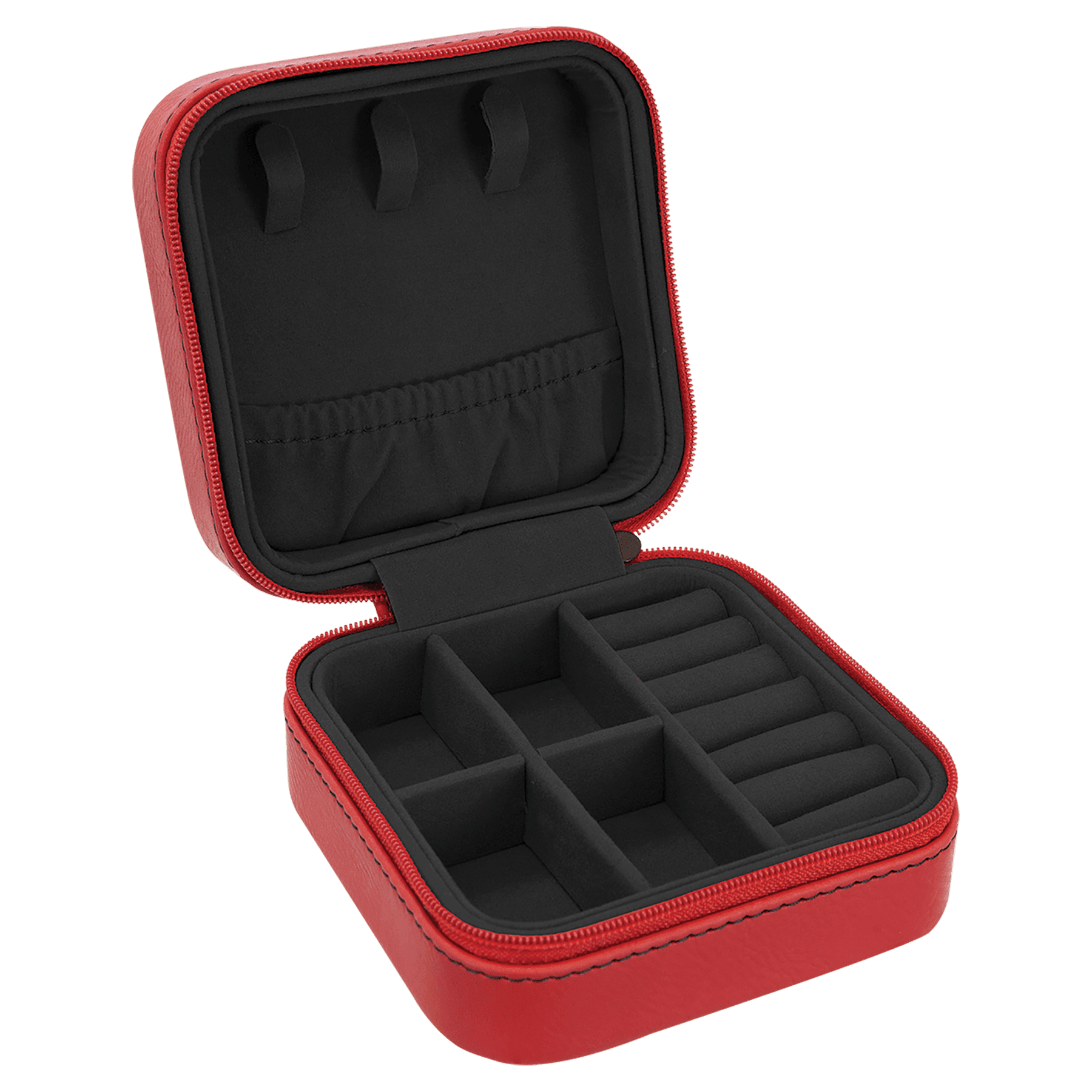 Jewelry Box (Small) 4" x 4" x  2" / Red