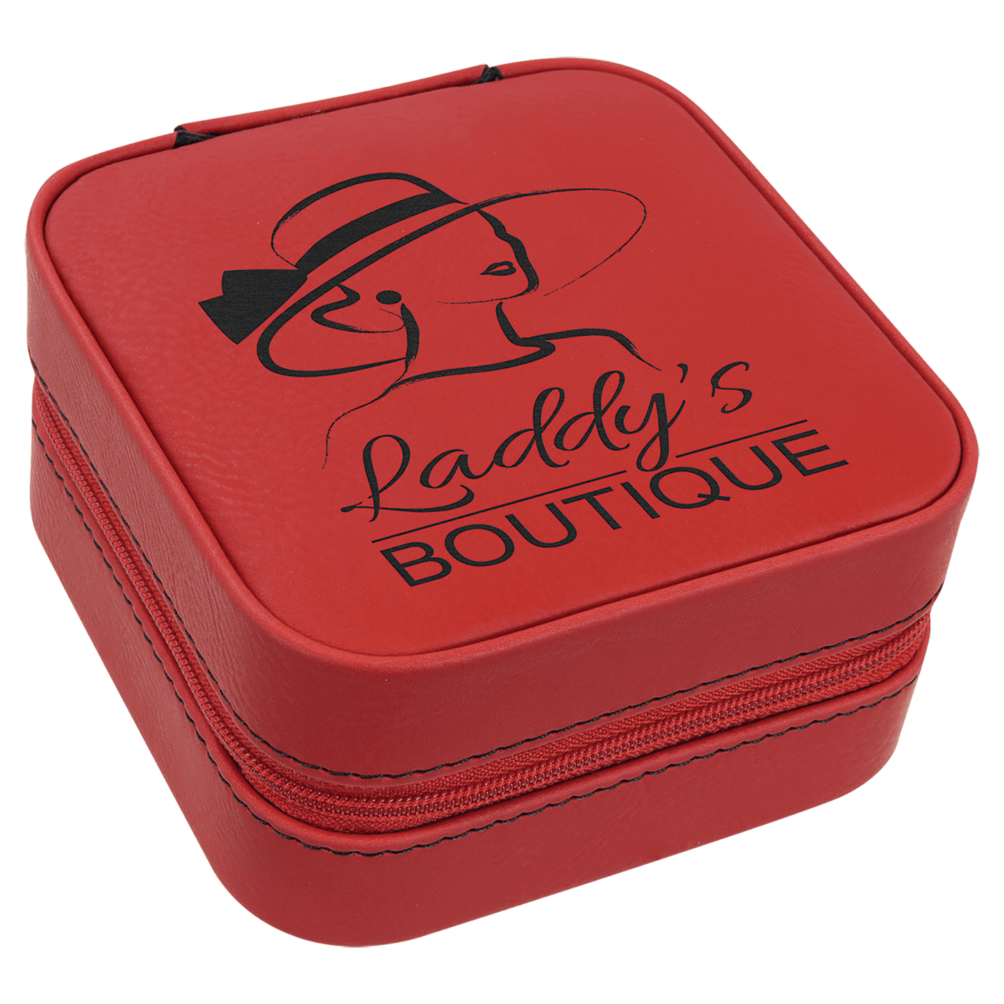 Jewelry Box (Small) 4" x 4" x  2" / Red