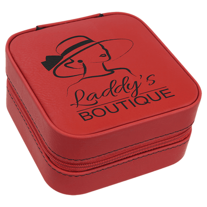 Jewelry Box (Small) 4" x 4" x  2" / Red