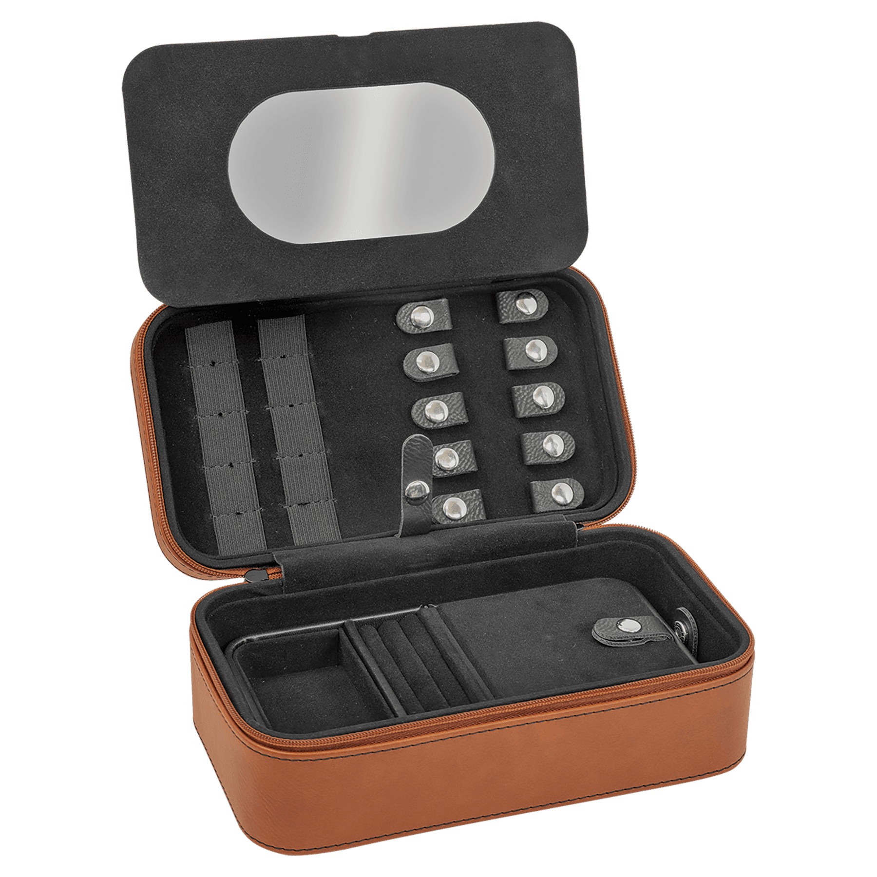 Jewelry Box 7.5" x 4.5" x 2.75" / Dark Brown