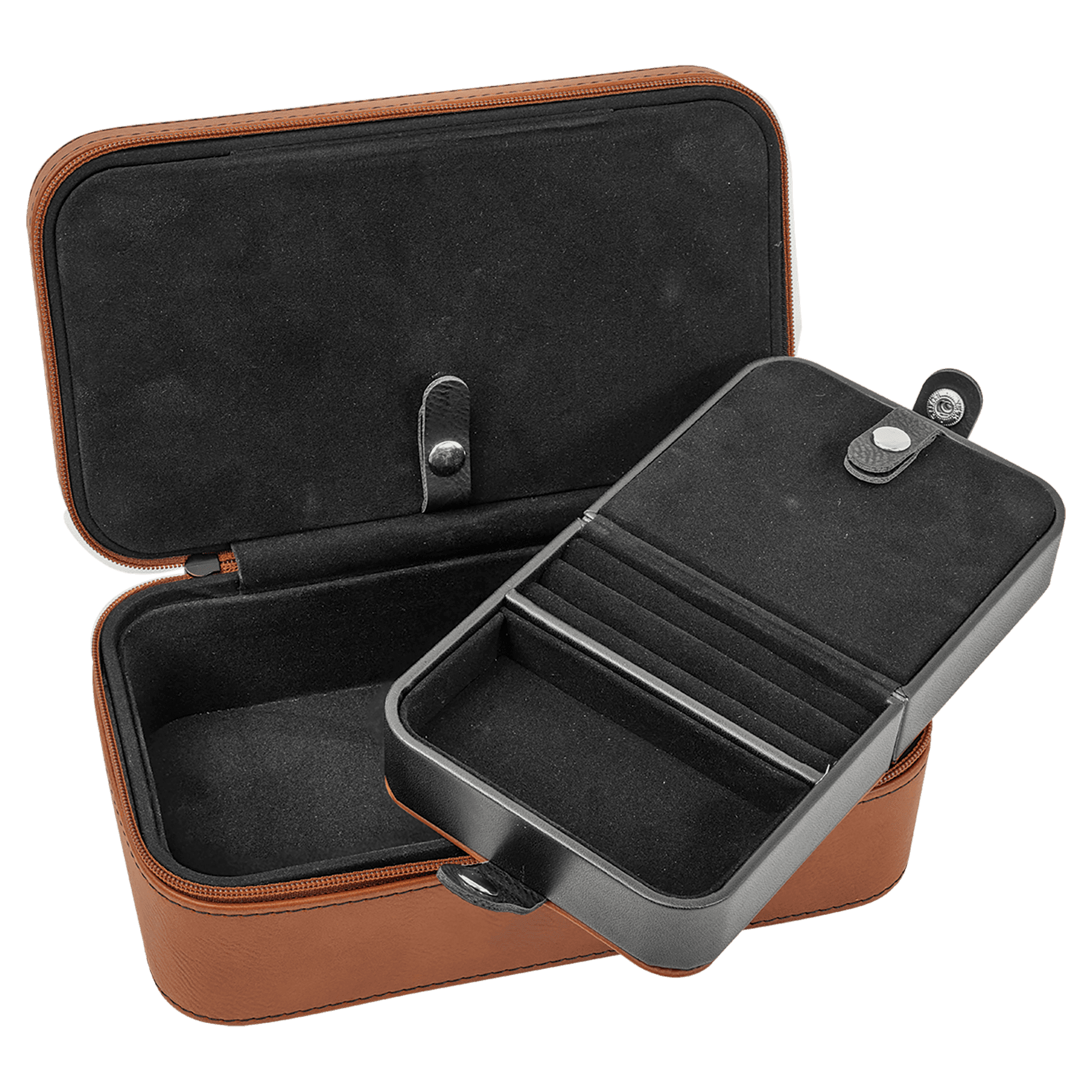 Jewelry Box 7.5" x 4.5" x 2.75" / Dark Brown
