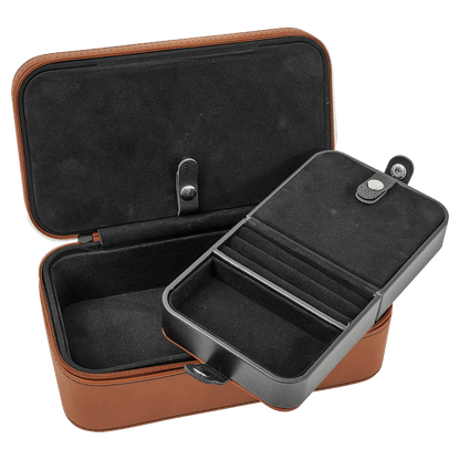 Jewelry Box 7.5" x 4.5" x 2.75" / Dark Brown