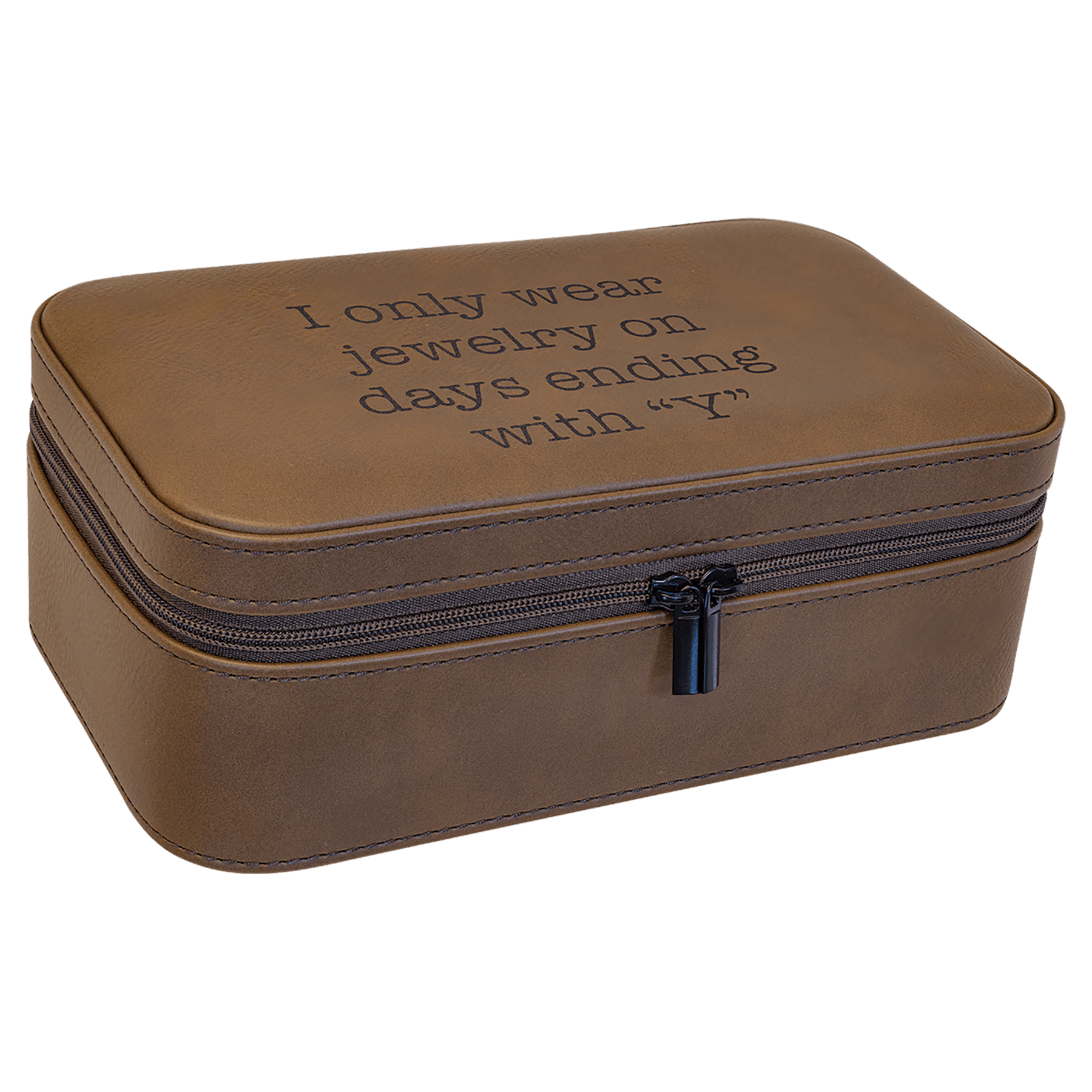 Jewelry Box 7.5" x 4.5" x 2.75" / Dark Brown