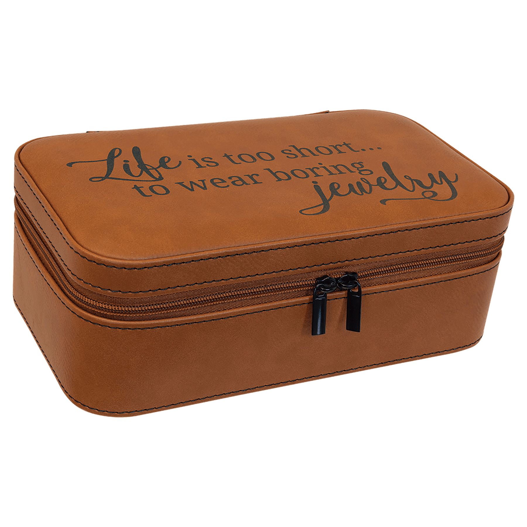 Jewelry Box 7.5" x 4.5" x 2.75" / Rawhide