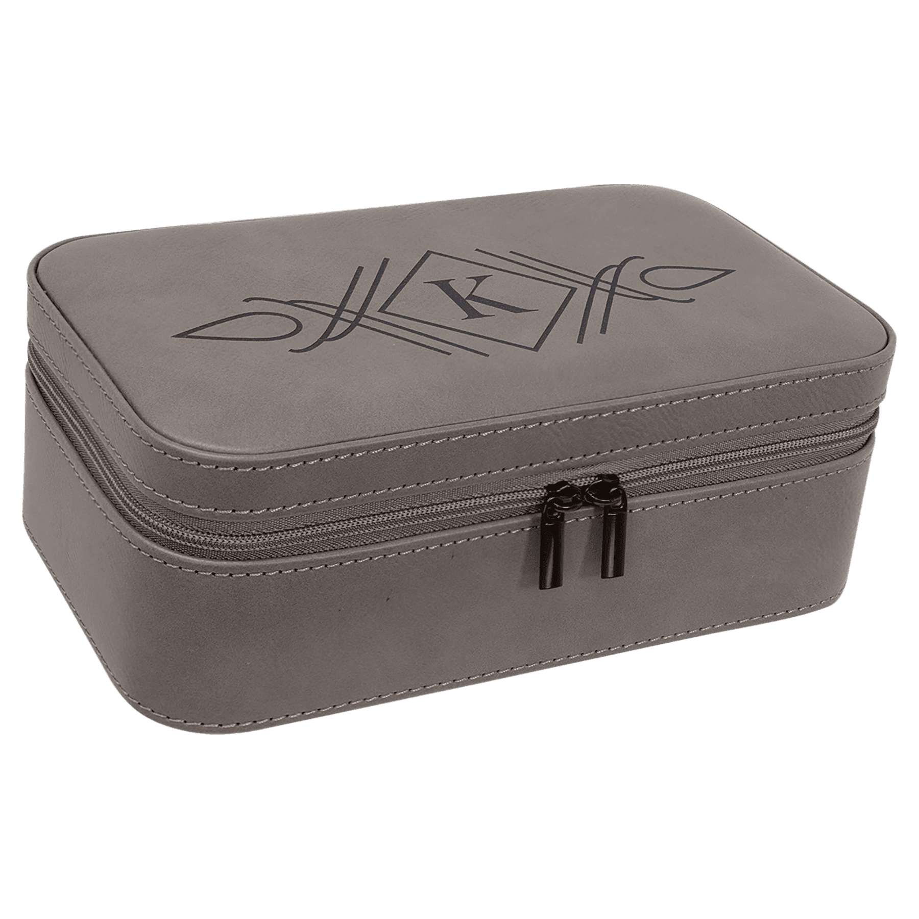 Jewelry Box 7.5" x 4.5" x 2.75" / Grey