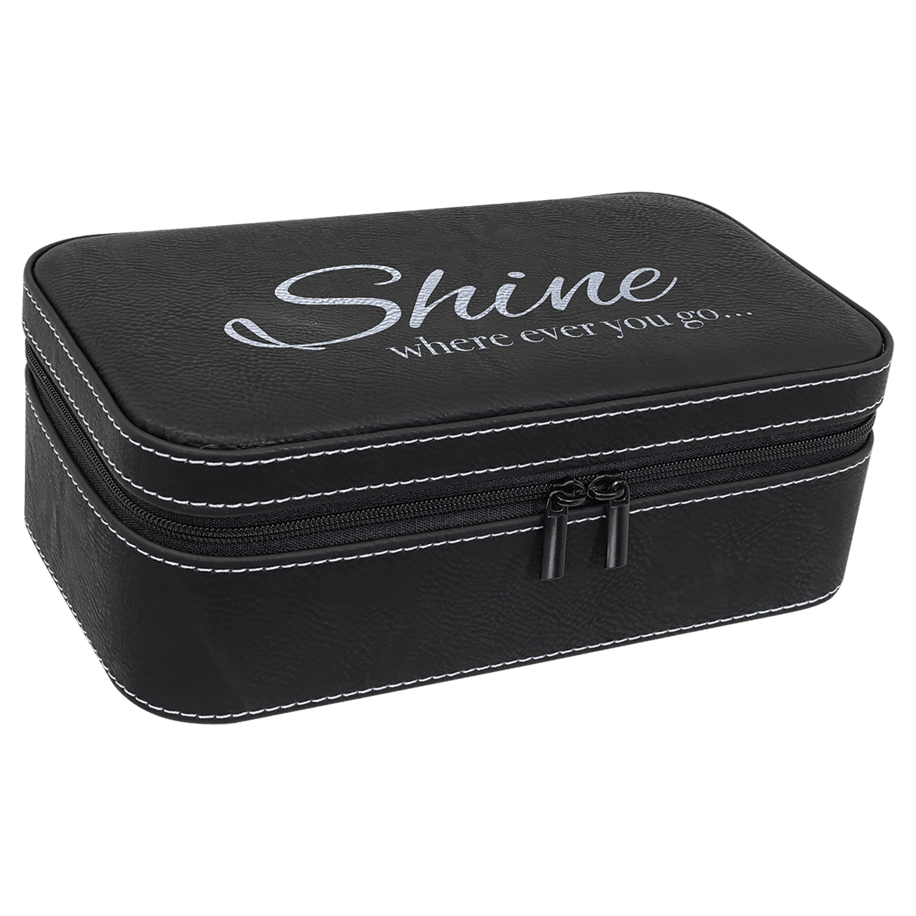 Jewelry Box 7.5" x 4.5" x 2.75" / Black