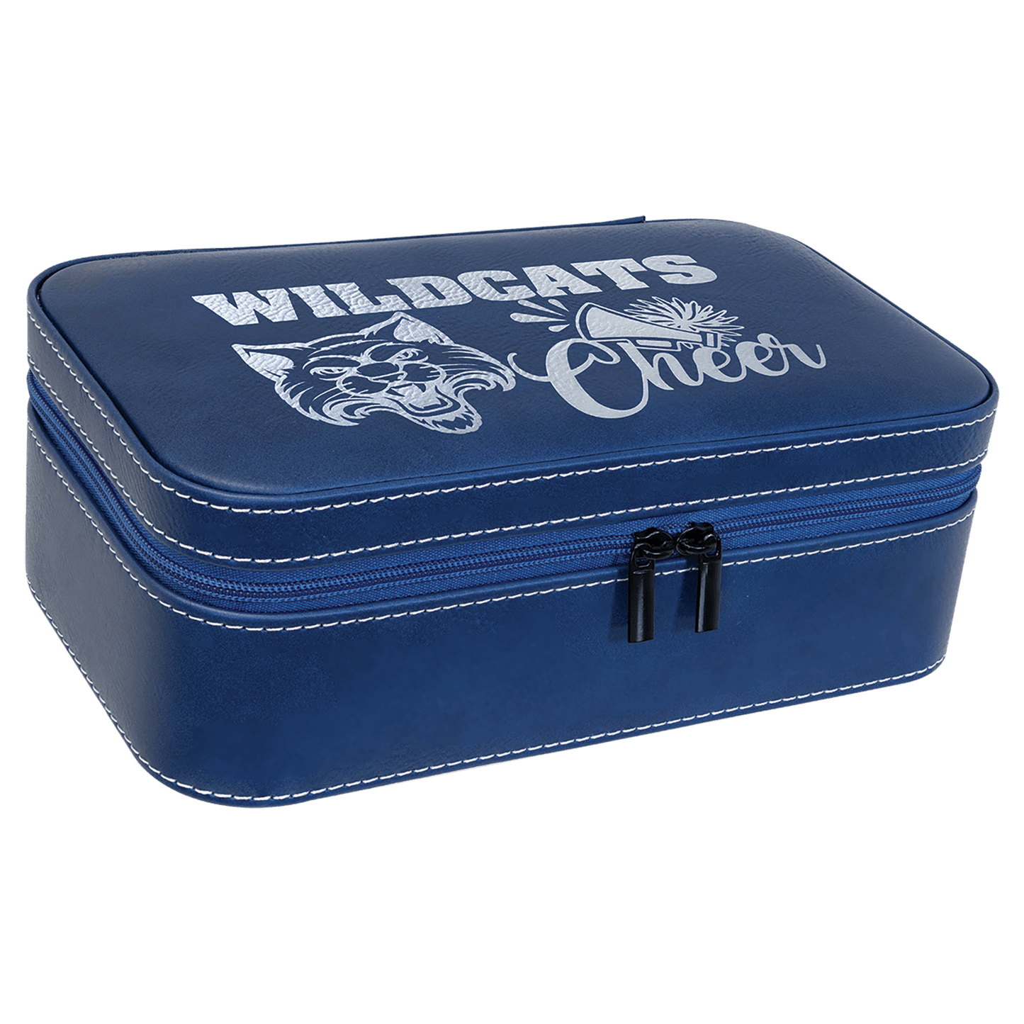 Jewelry Box 7.5" x 4.5" x 2.75" / Blue