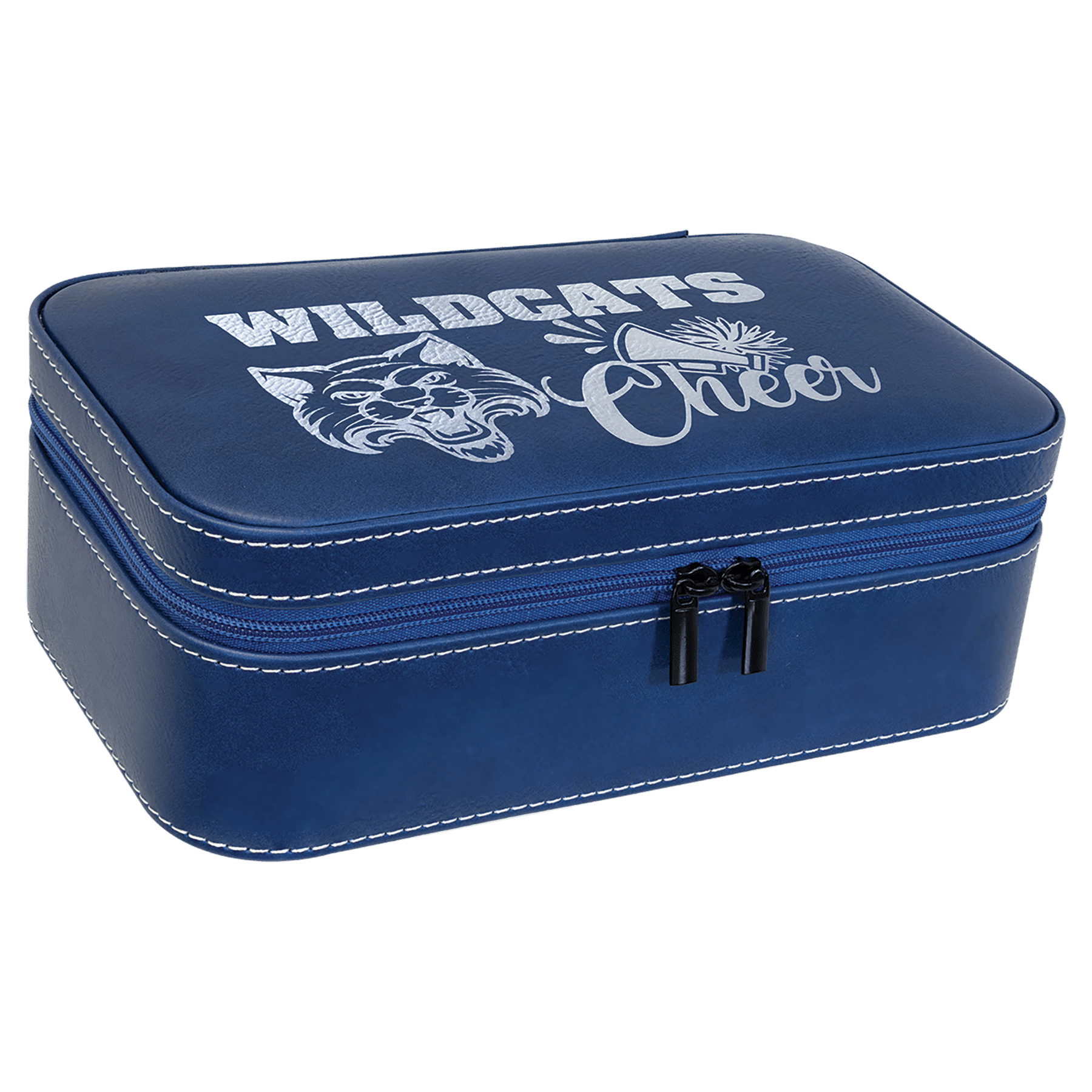 Jewelry Box 7.5" x 4.5" x 2.75" / Blue