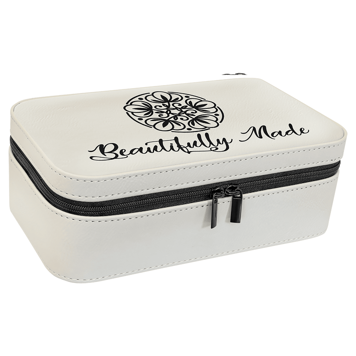 Jewelry Box 7.5" x 4.5" x 2.75" / White