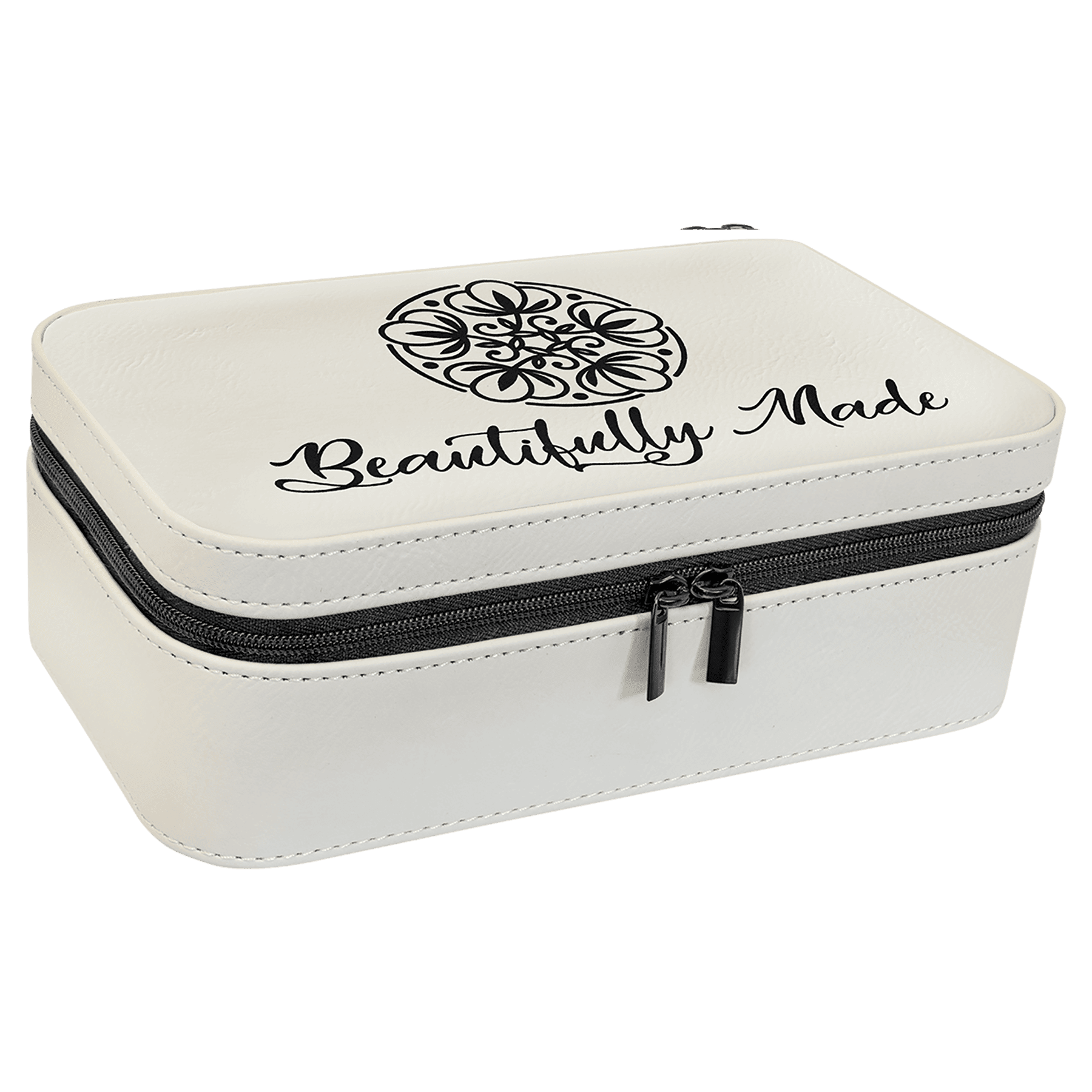 Jewelry Box 7.5" x 4.5" x 2.75" / White