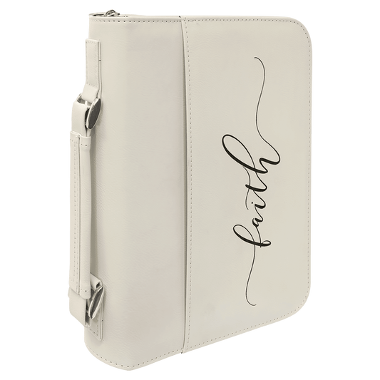 Bible Cover 7.5" x 10.75" x 2.75" / White