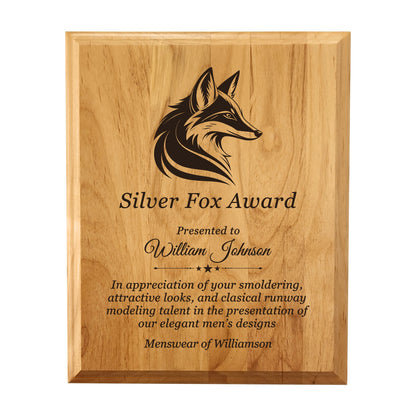 Genuine Red Alder Plaque 10.5" x 13" / Alder