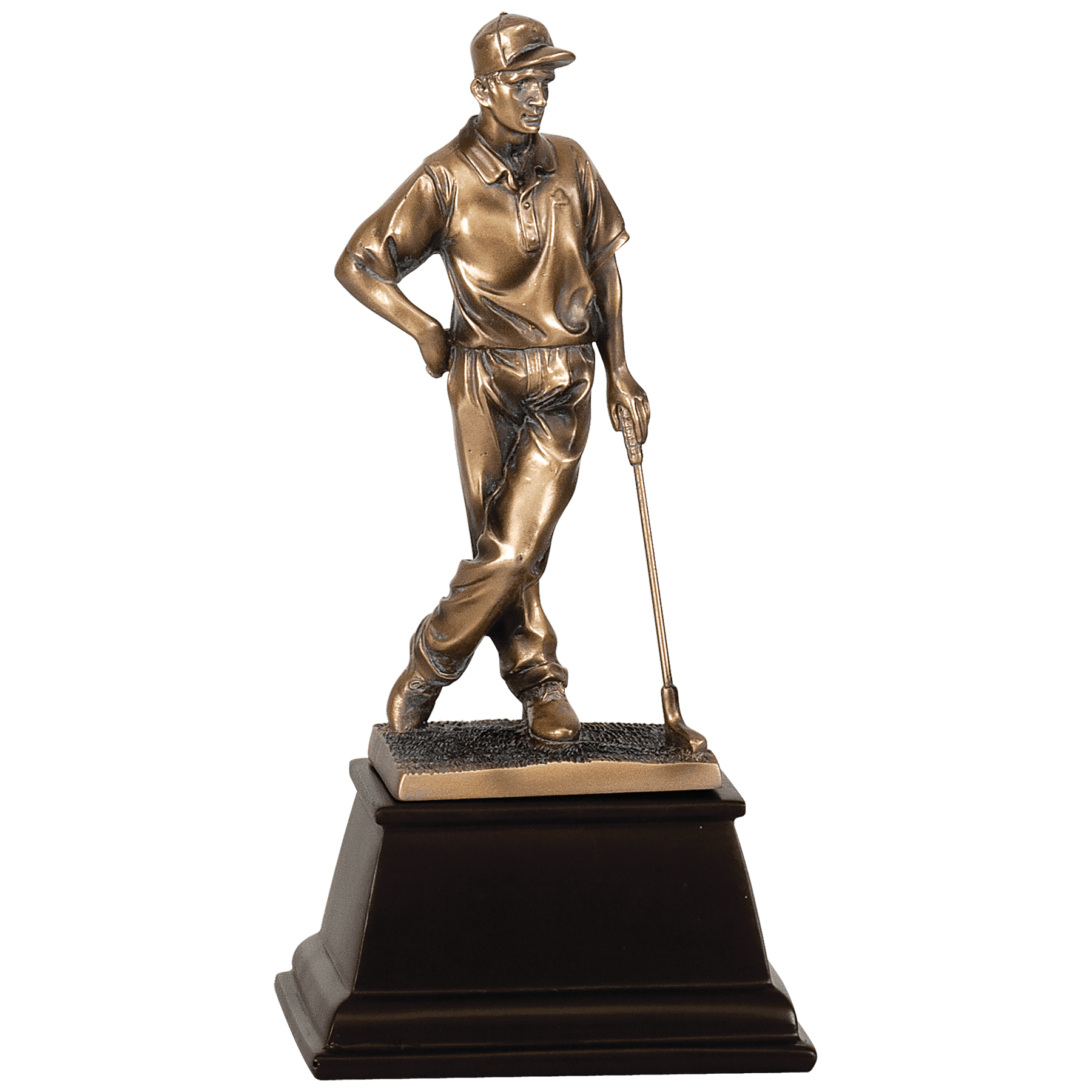 Bonze Golf Pose Male Award 9"