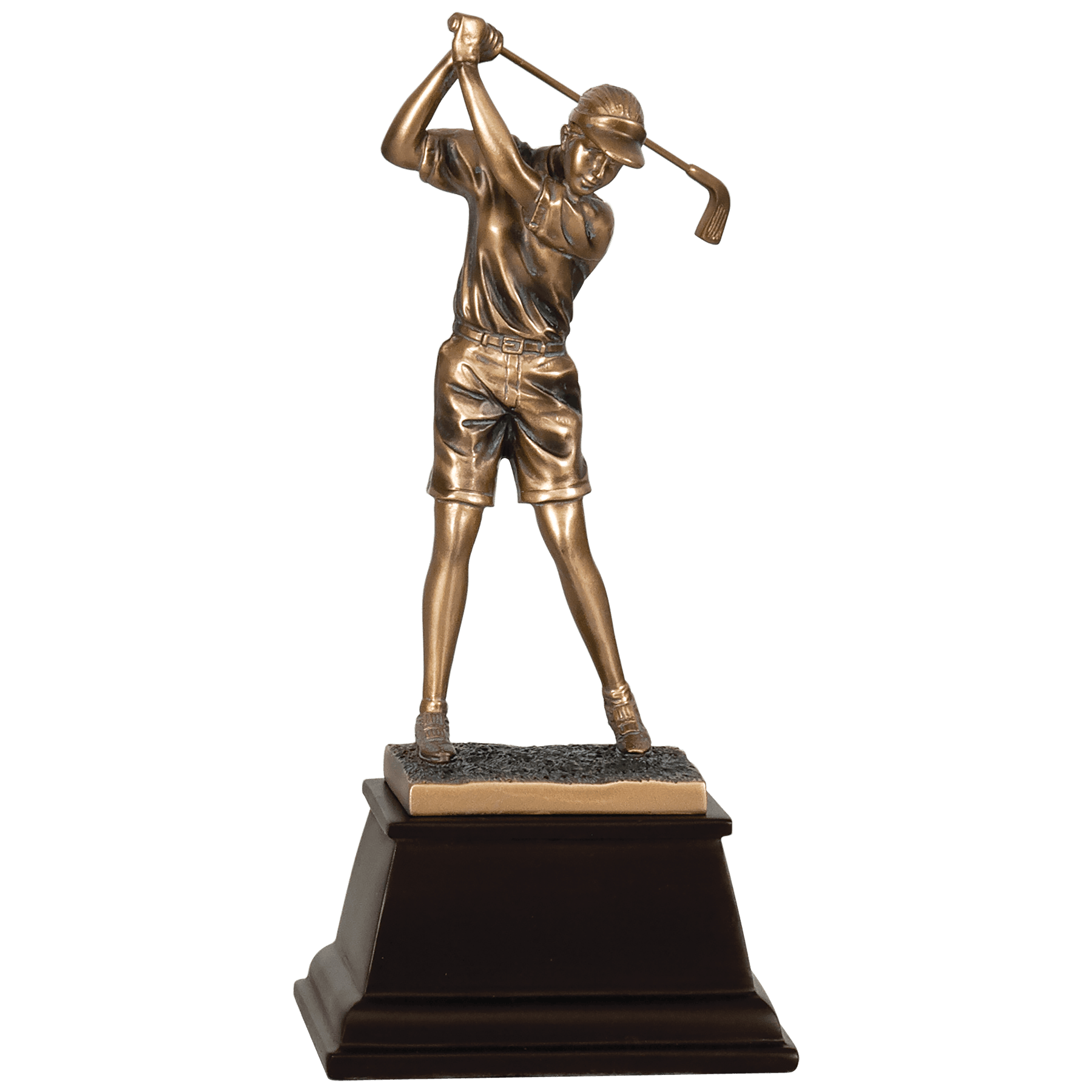 Bonze Golf Backswing Female Award 9.5"