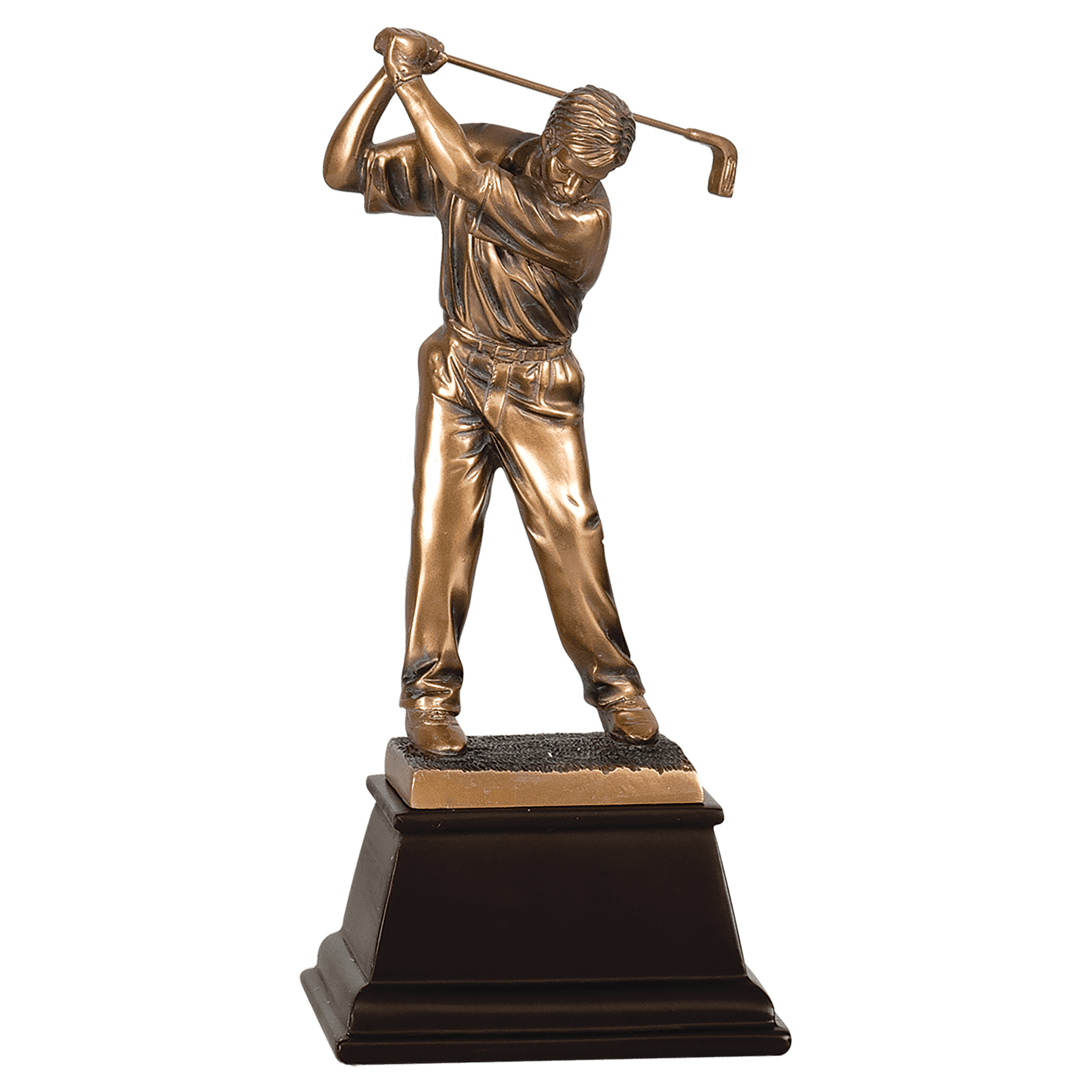 Bonze Golf Backswing Male Award 13.25"