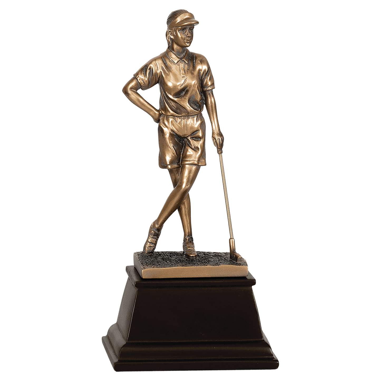 Bonze Golf Pose Female Award 13"