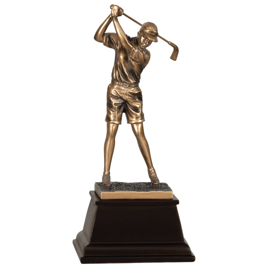 Bonze Golf Backswing Female Award 13.25"