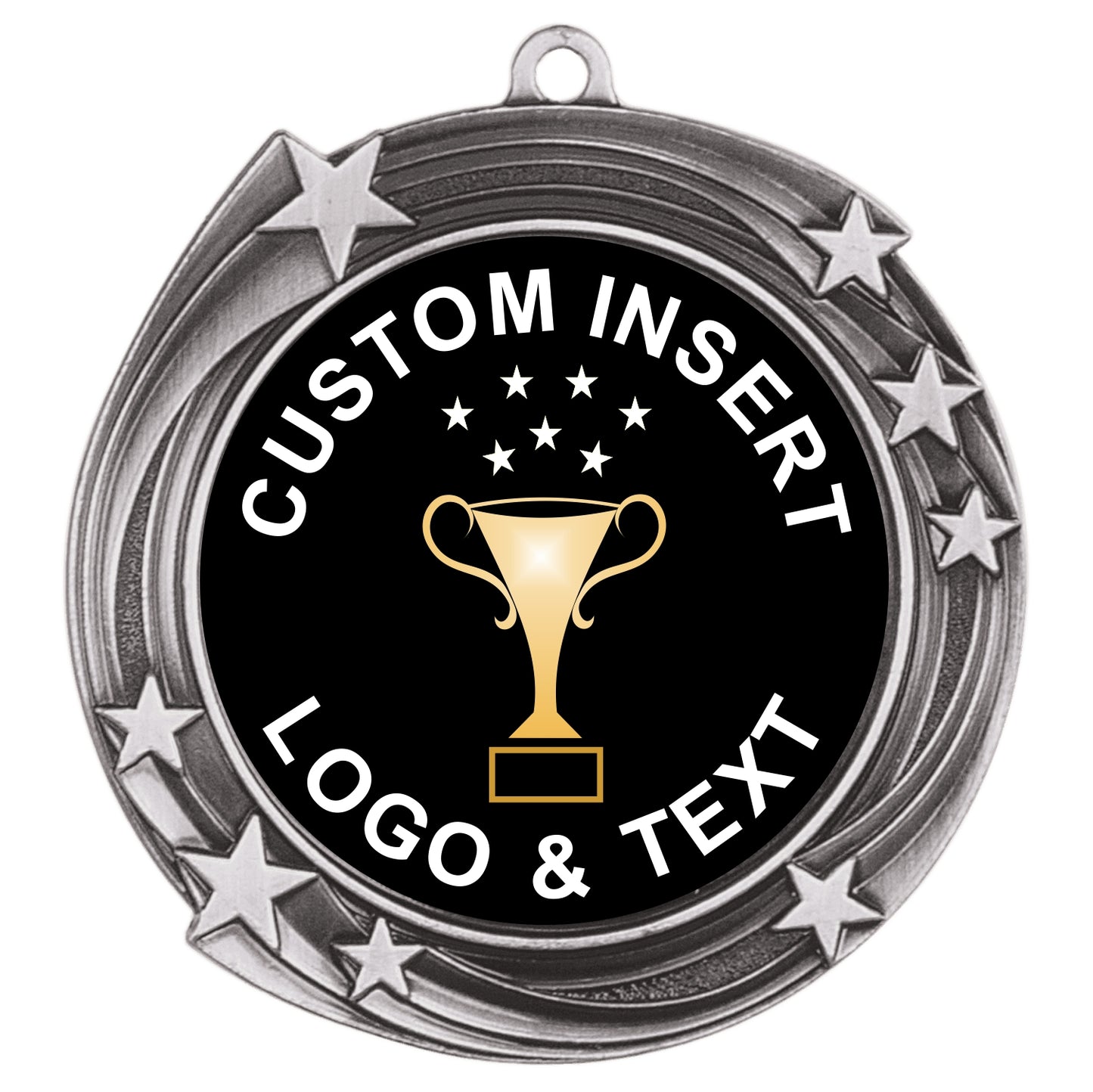 Galaxy  Custom Insert Medal 2.75" / Silver