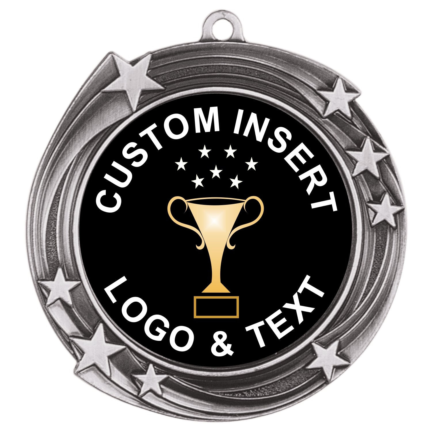 Galaxy  Custom Insert Medal 2.75" / Silver