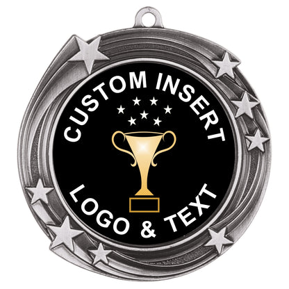 Galaxy  Custom Insert Medal 2.75" / Silver