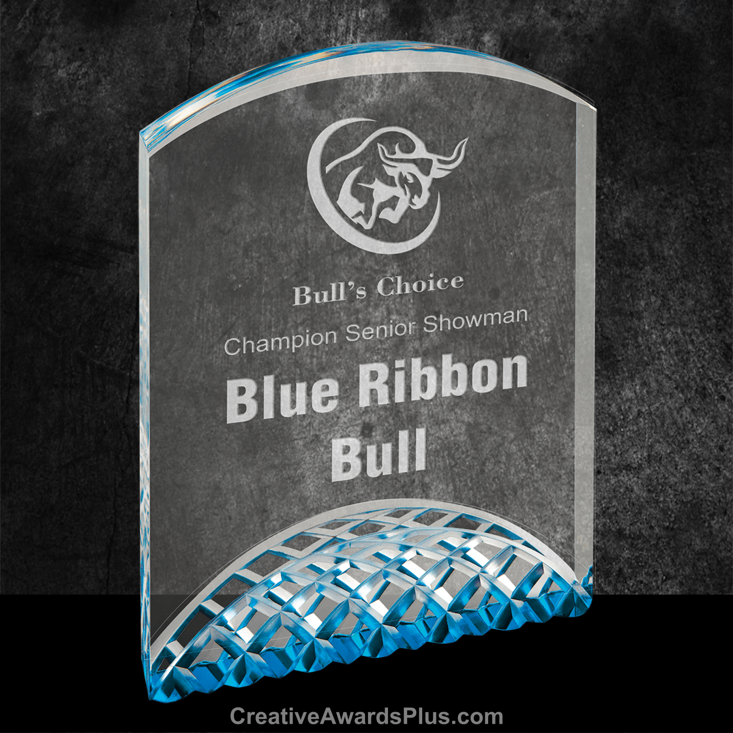 Horizon Acrylic Award 7" / Blue
