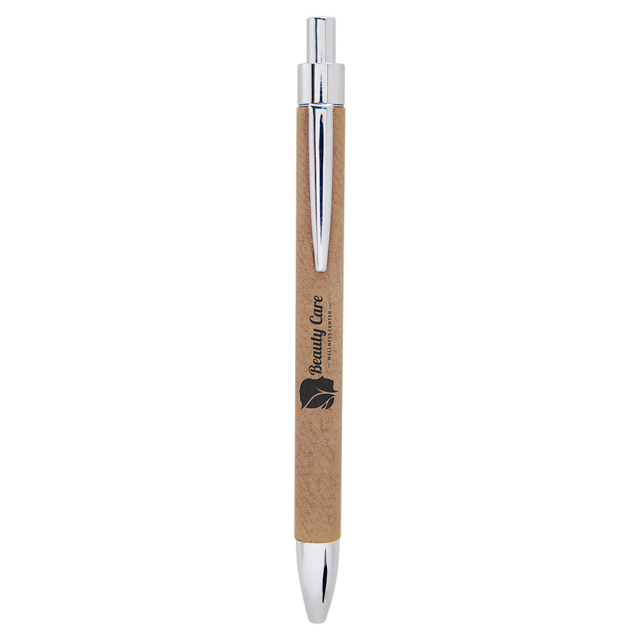 Leatherette Pen 5.3125" / Light Brown