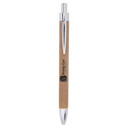Leatherette Pen 5.3125" / Light Brown
