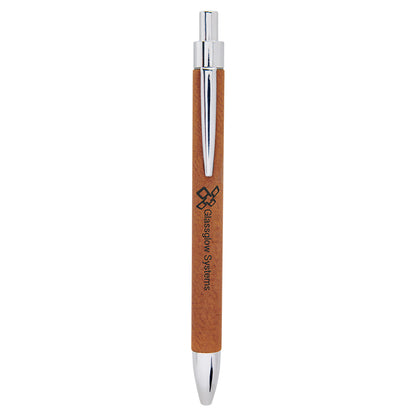 Leatherette Pen 5.3125" / Rawhide