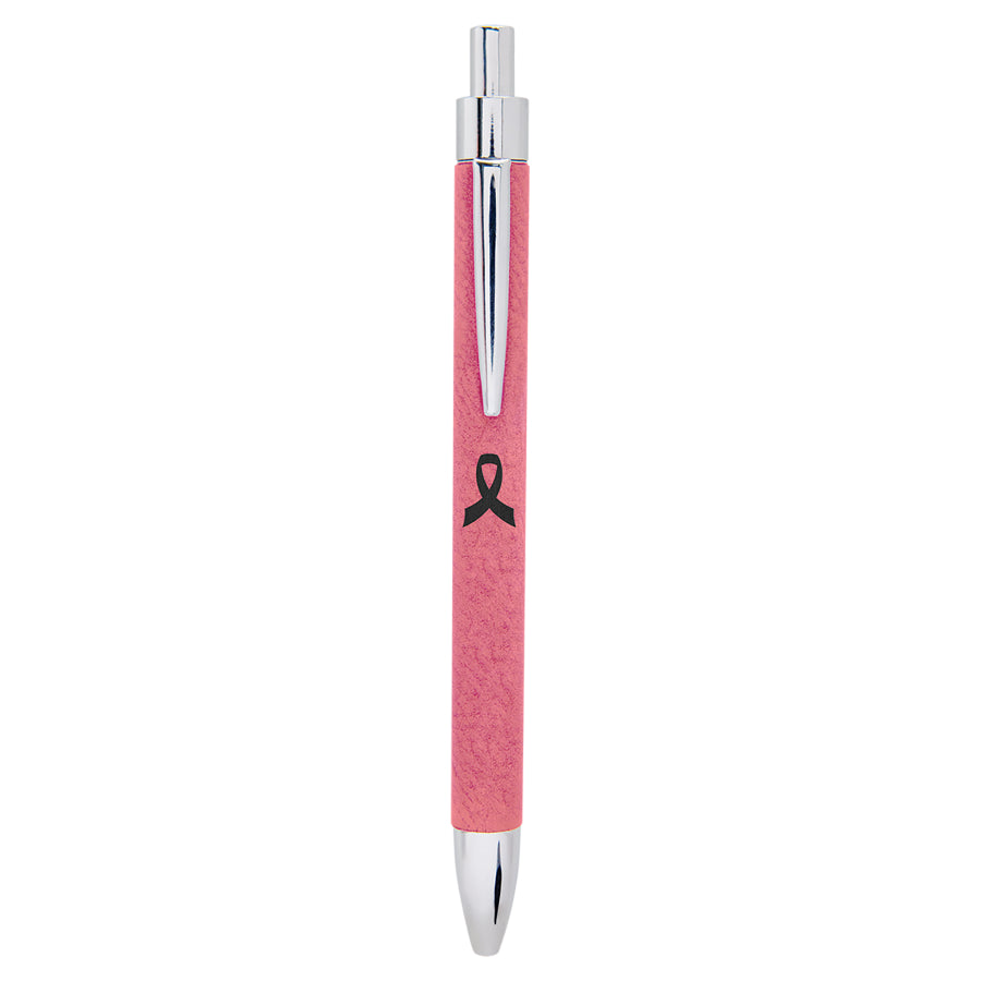 Leatherette Pen 5.3125" / Pink