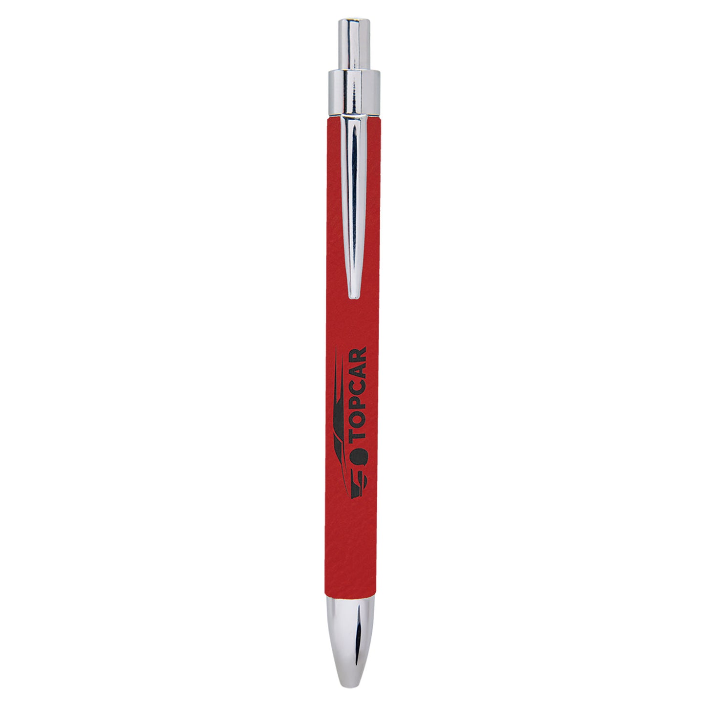 Leatherette Pen 5.3125" / Red