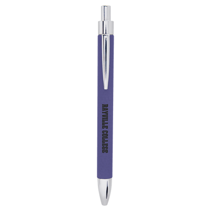 Leatherette Pen 5.3125" / Purple