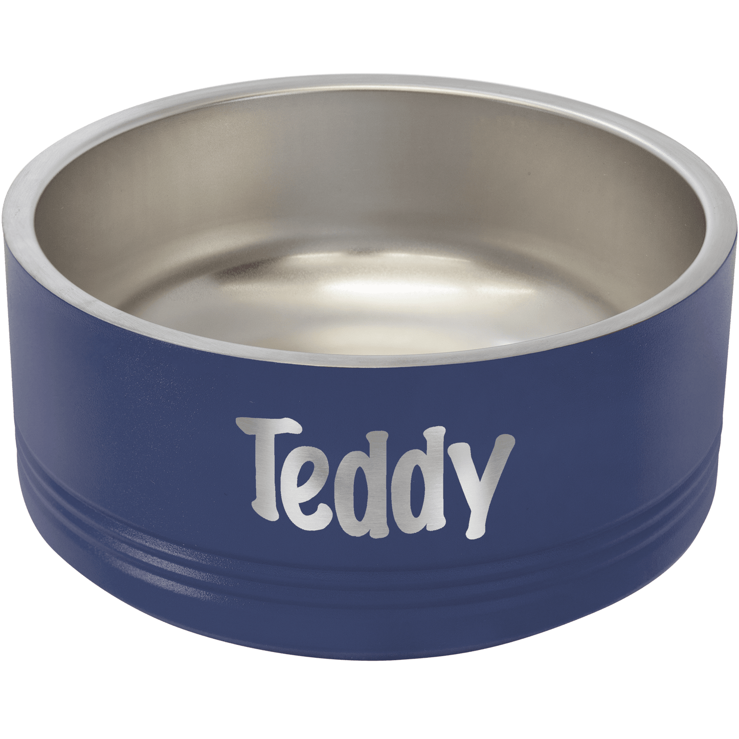 Pet Bowl 32 oz - 3" x 6.75" Diameter / Navy Blue
