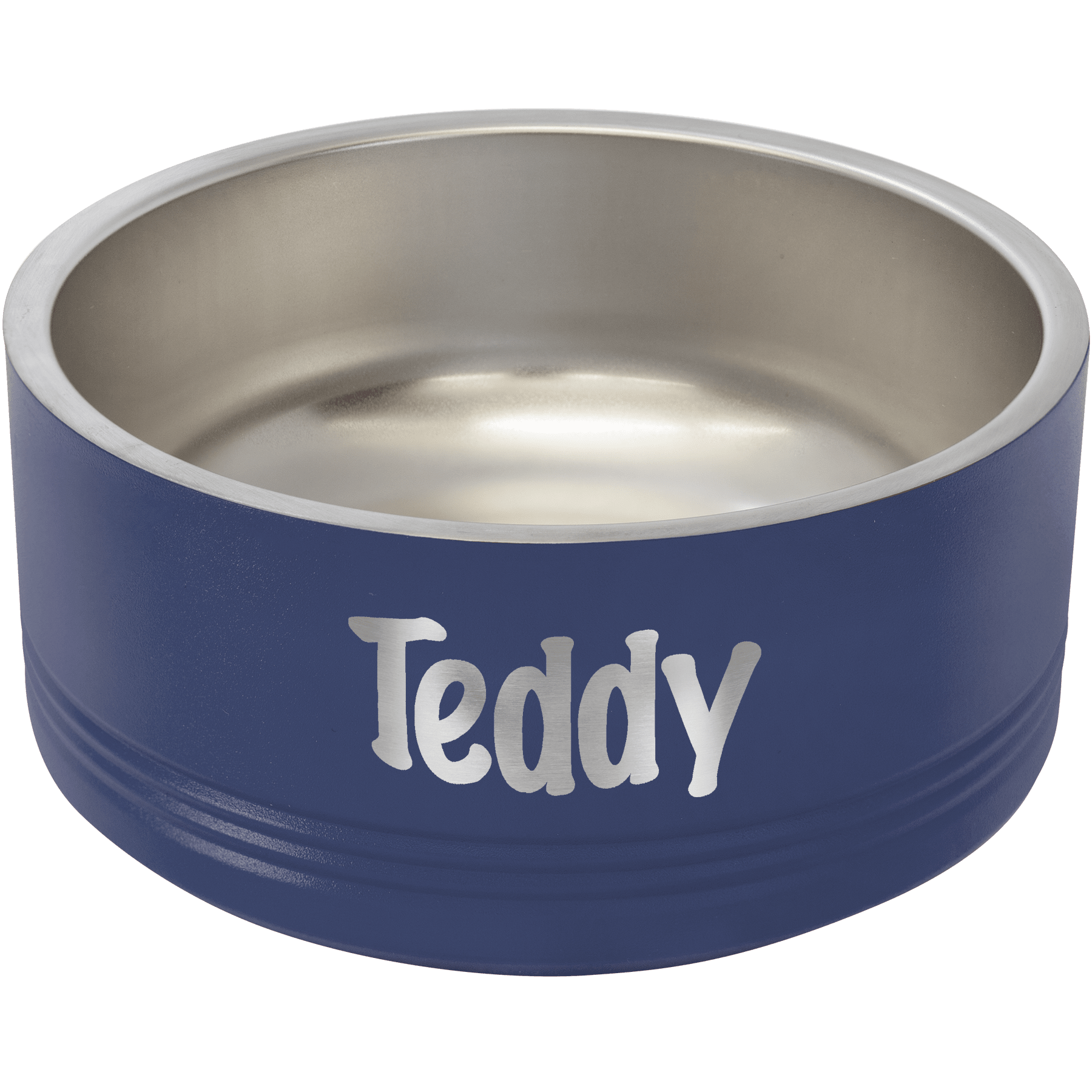 Pet Bowl 32 oz - 3" x 6.75" Diameter / Navy Blue