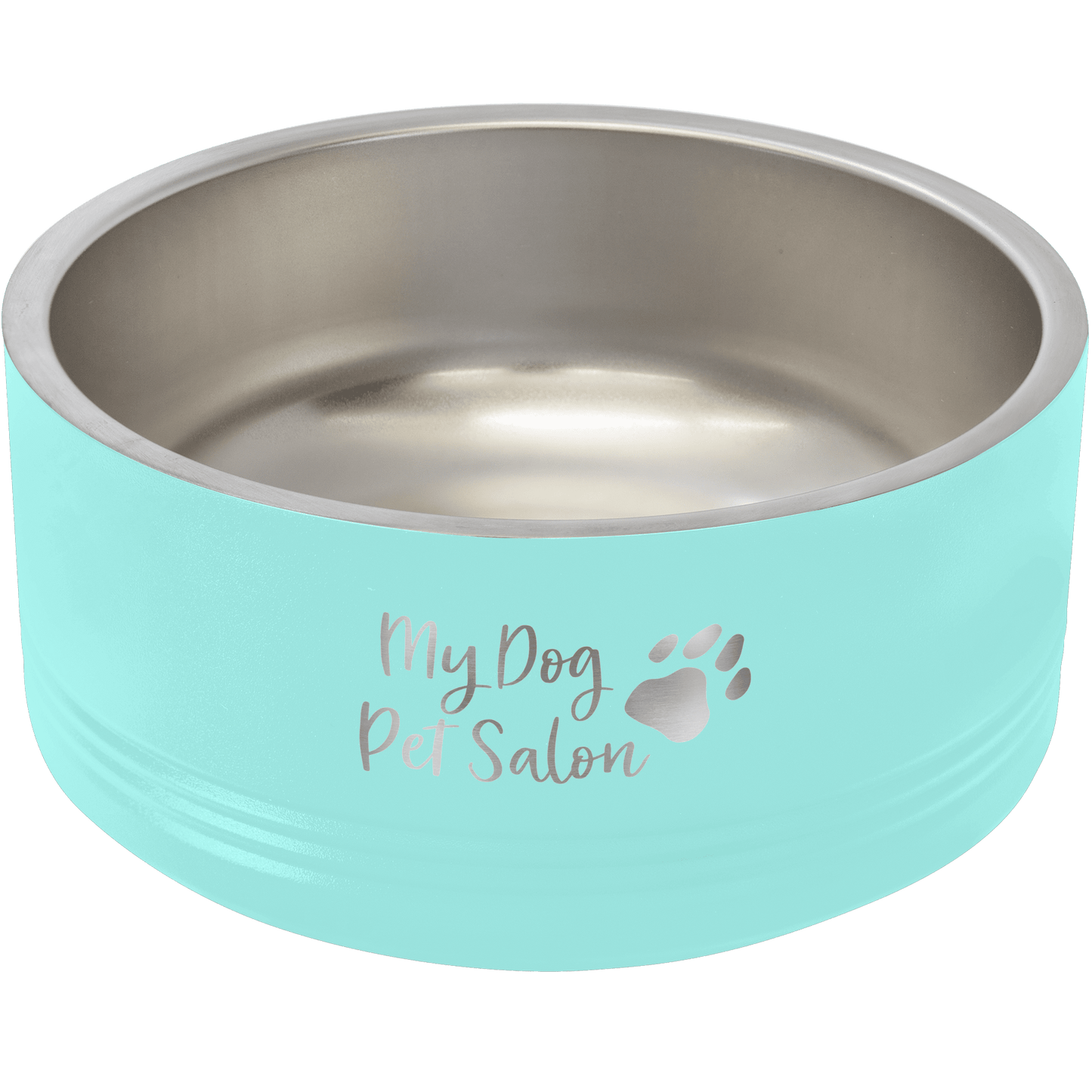 Pet Bowl 32 oz - 3" x 6.75" Diameter / Teal