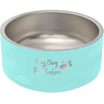 Pet Bowl 32 oz - 3" x 6.75" Diameter / Teal