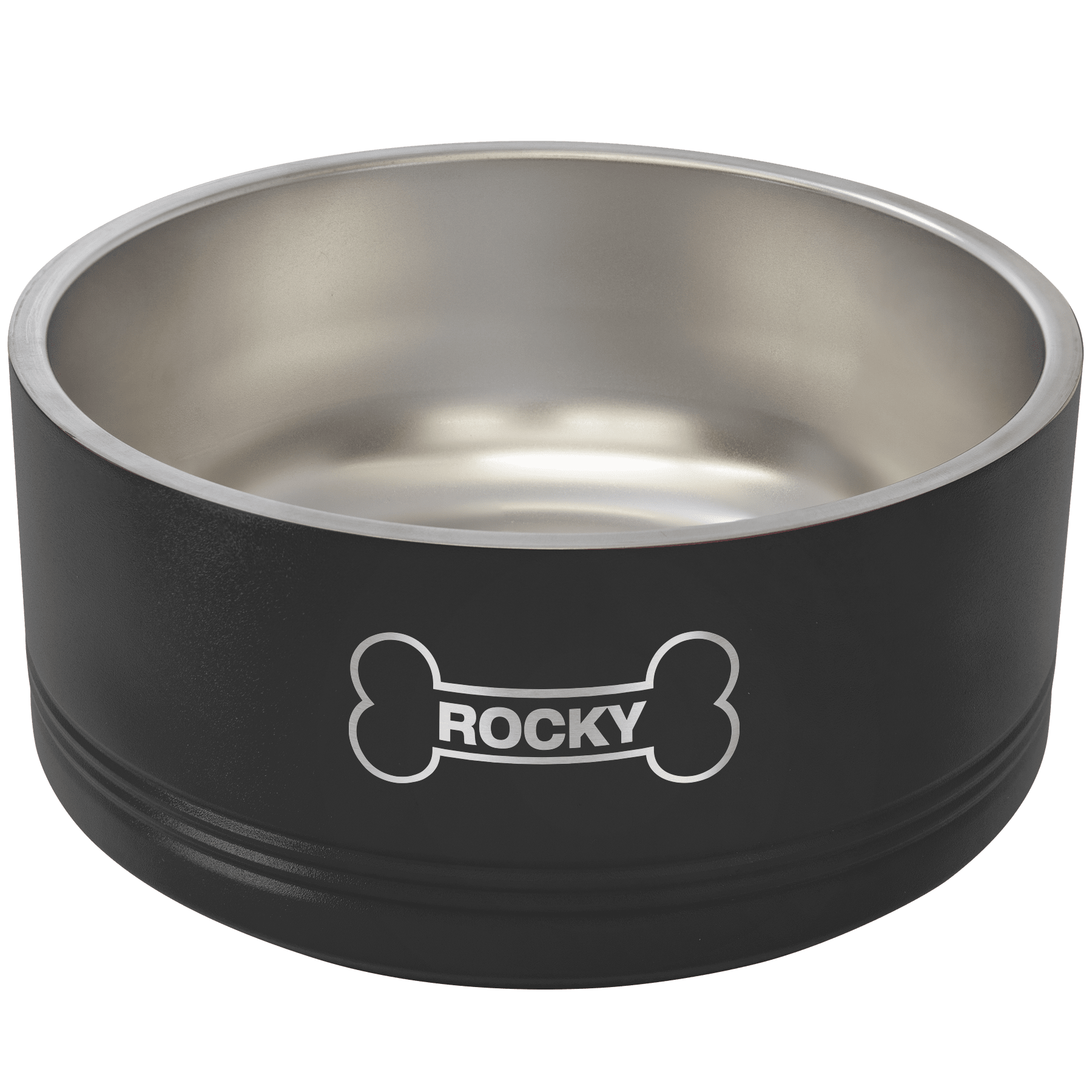 Pet Bowl 64 oz - 3.35" x 8" Diameter / Black