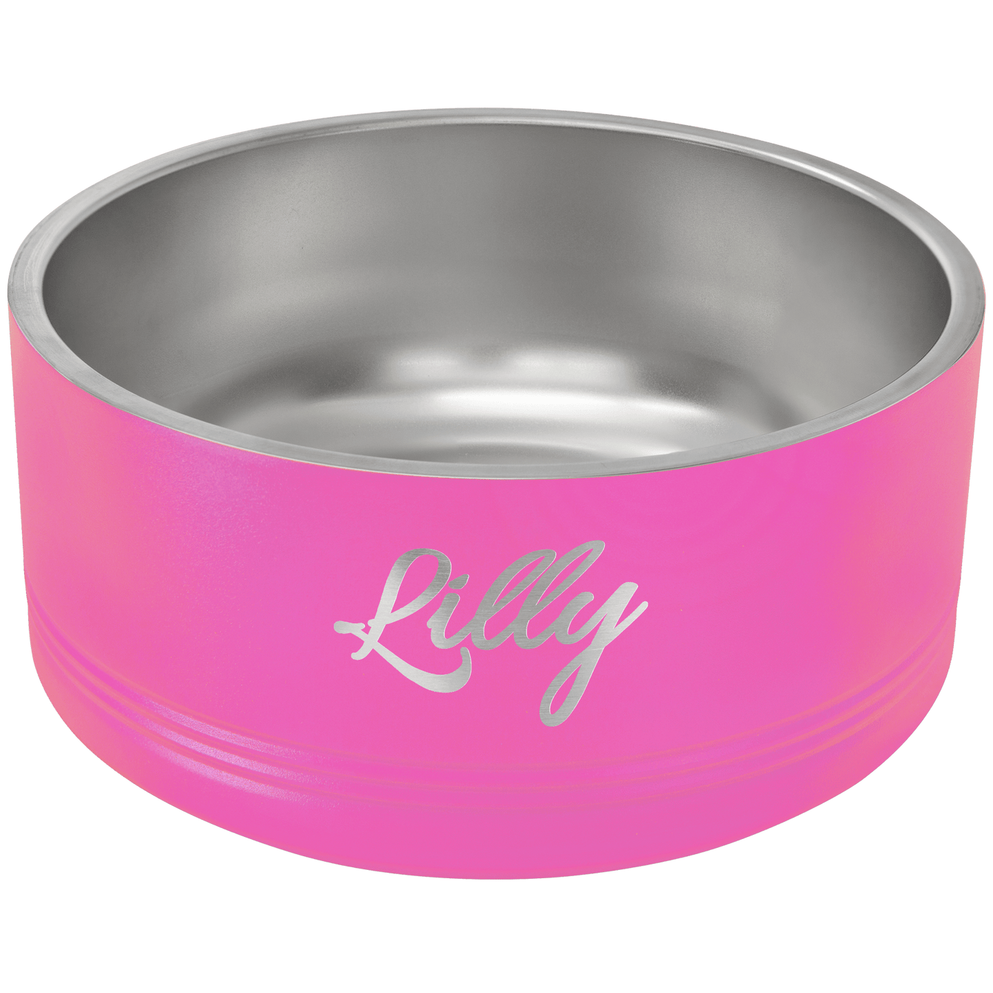 Pet Bowl 64 oz - 3.35" x 8" Diameter / Pink