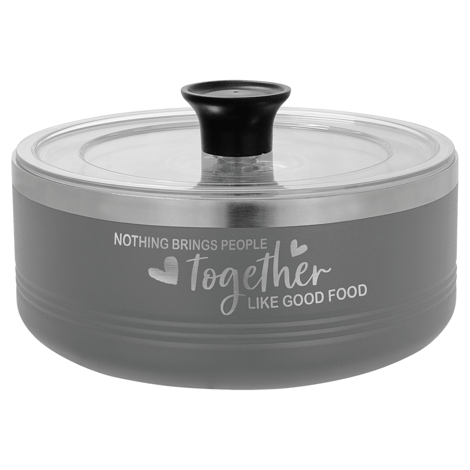 1.25 qt Serving Bowl 7 1/8" diameter x 3" (H) / Grey