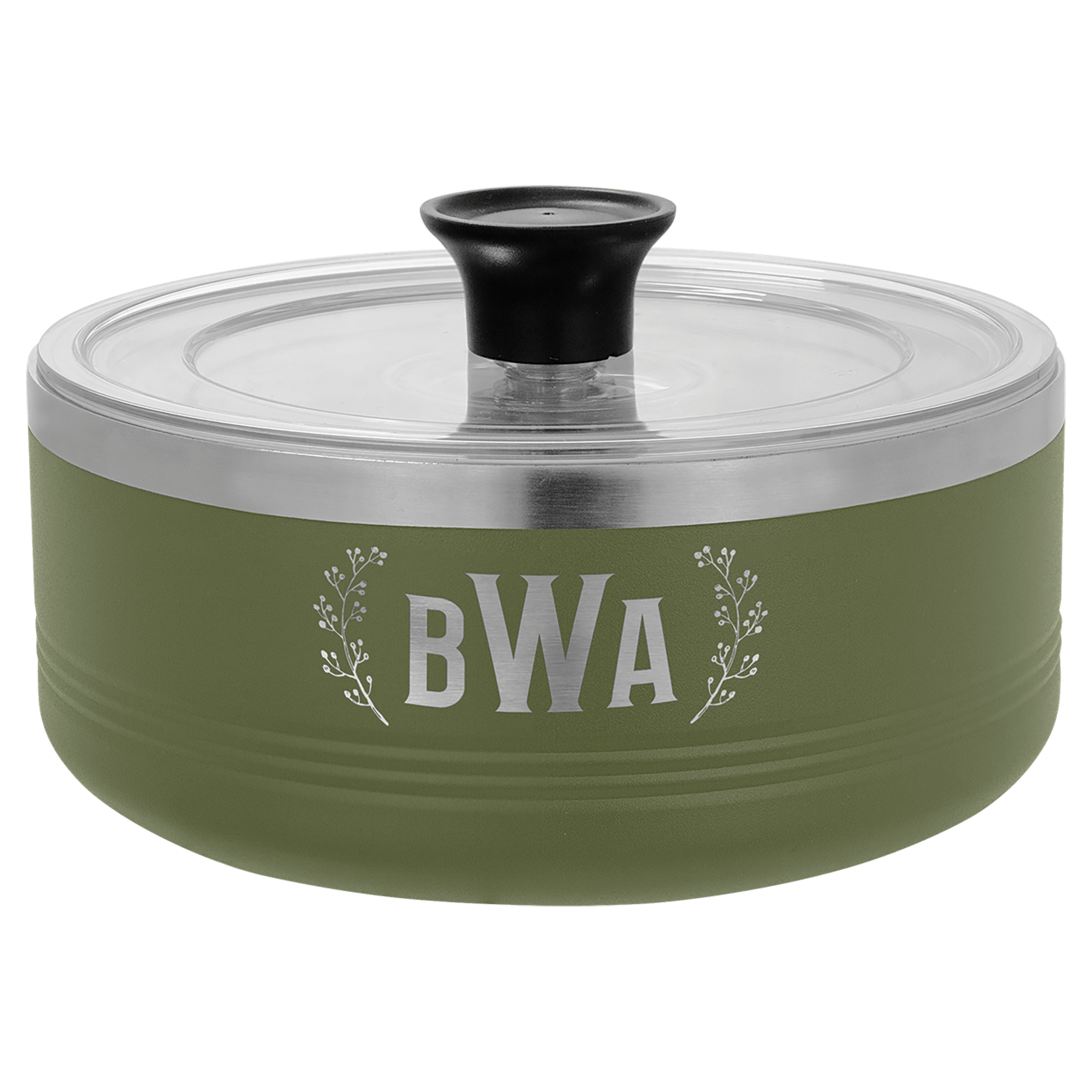1.25 qt Serving Bowl 7 1/8" diameter x 3" (H) / Olive Green
