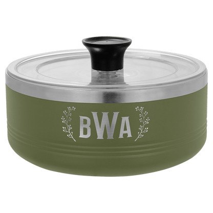 1.25 qt Serving Bowl 7 1/8" diameter x 3" (H) / Olive Green