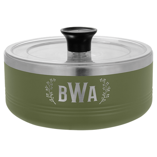 1.25 qt Serving Bowl 7 1/8" diameter x 3" (H) / Olive Green
