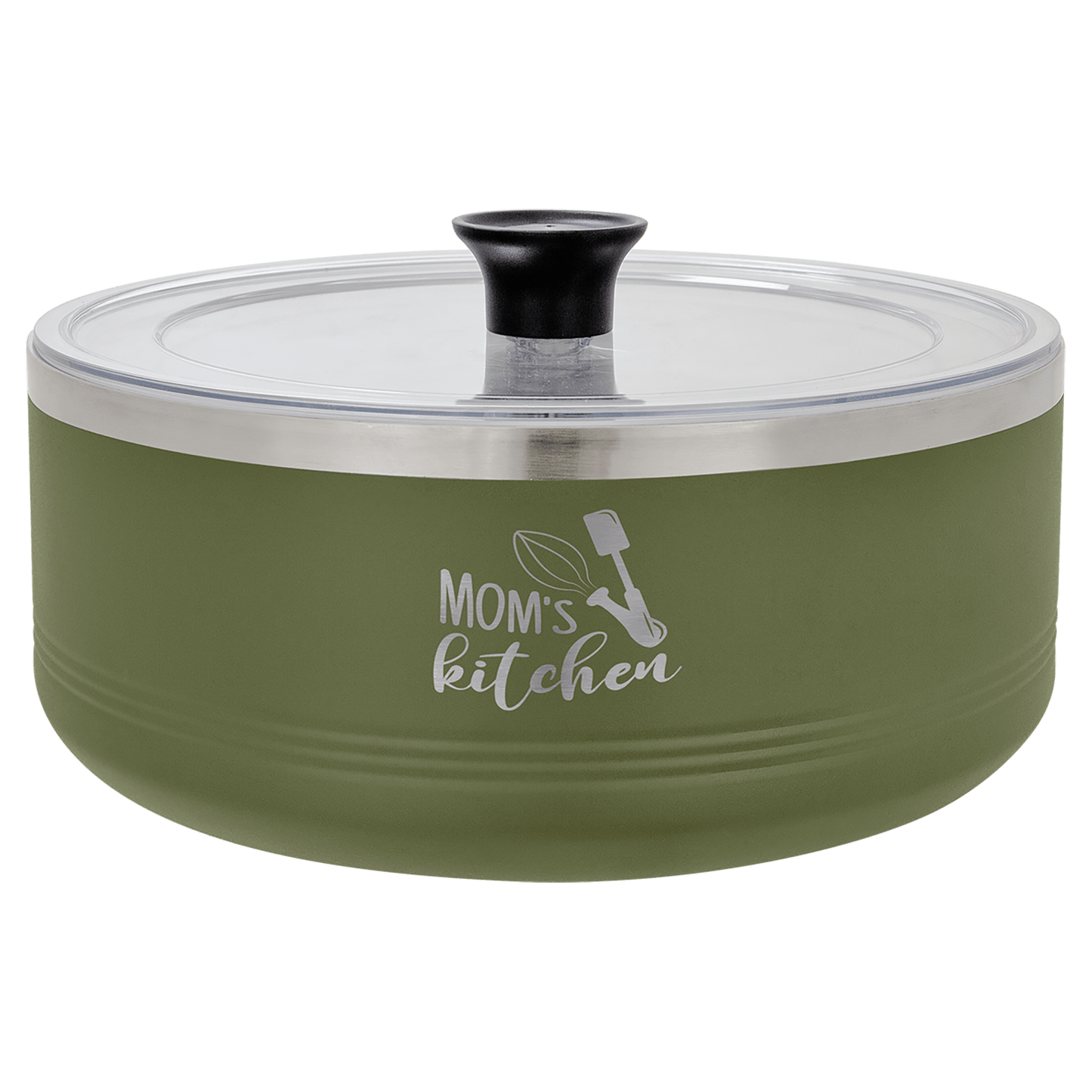 3 qt Serving Bowl 7 1/8" diameter x 3" (H) / Olive Green