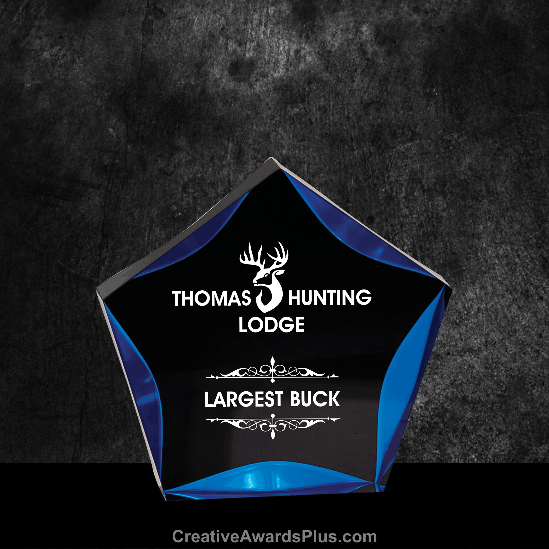 Luminary Black Star Acrylic 5" / Blue