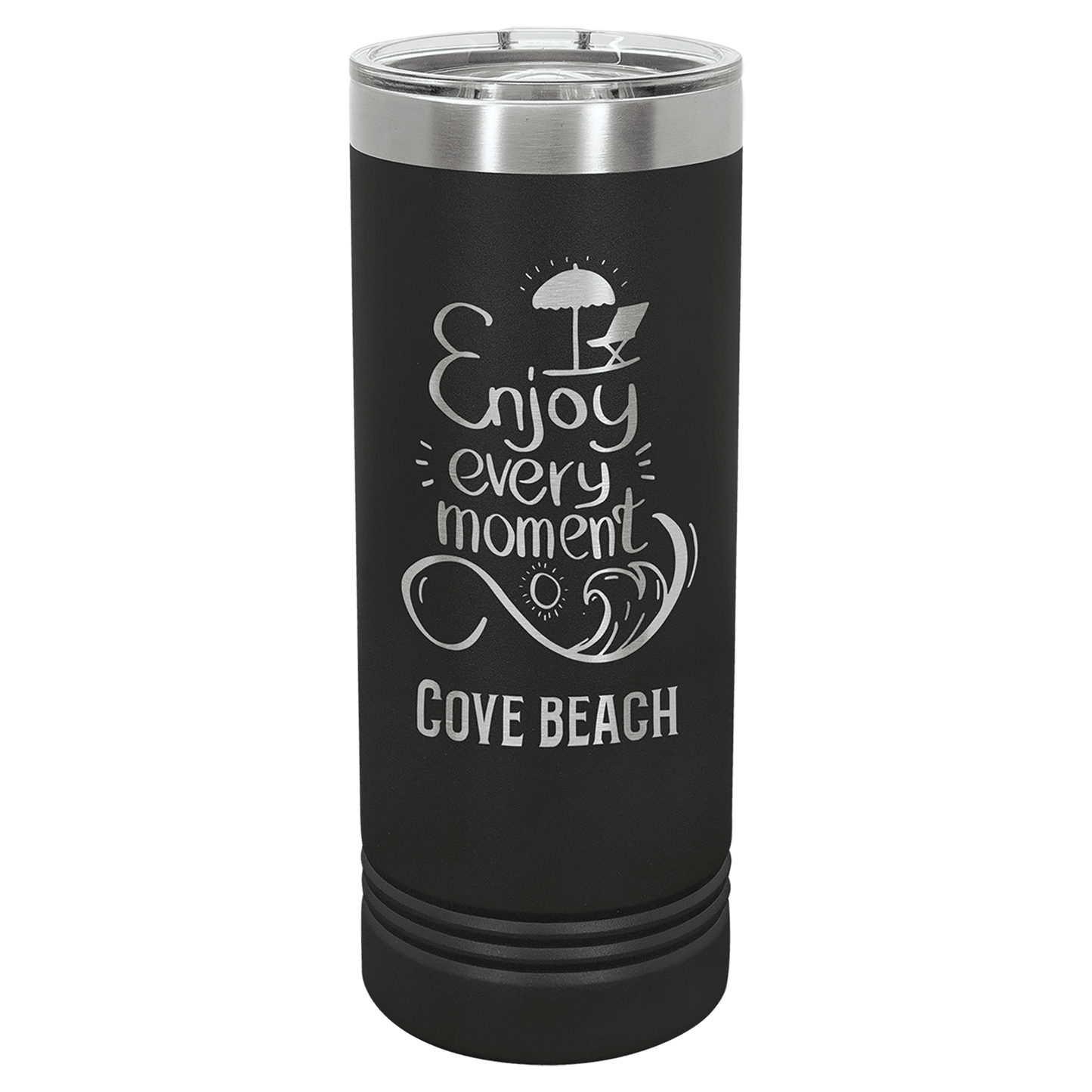 22 oz. Skinny Tumbler 22 oz. - 8" / Black