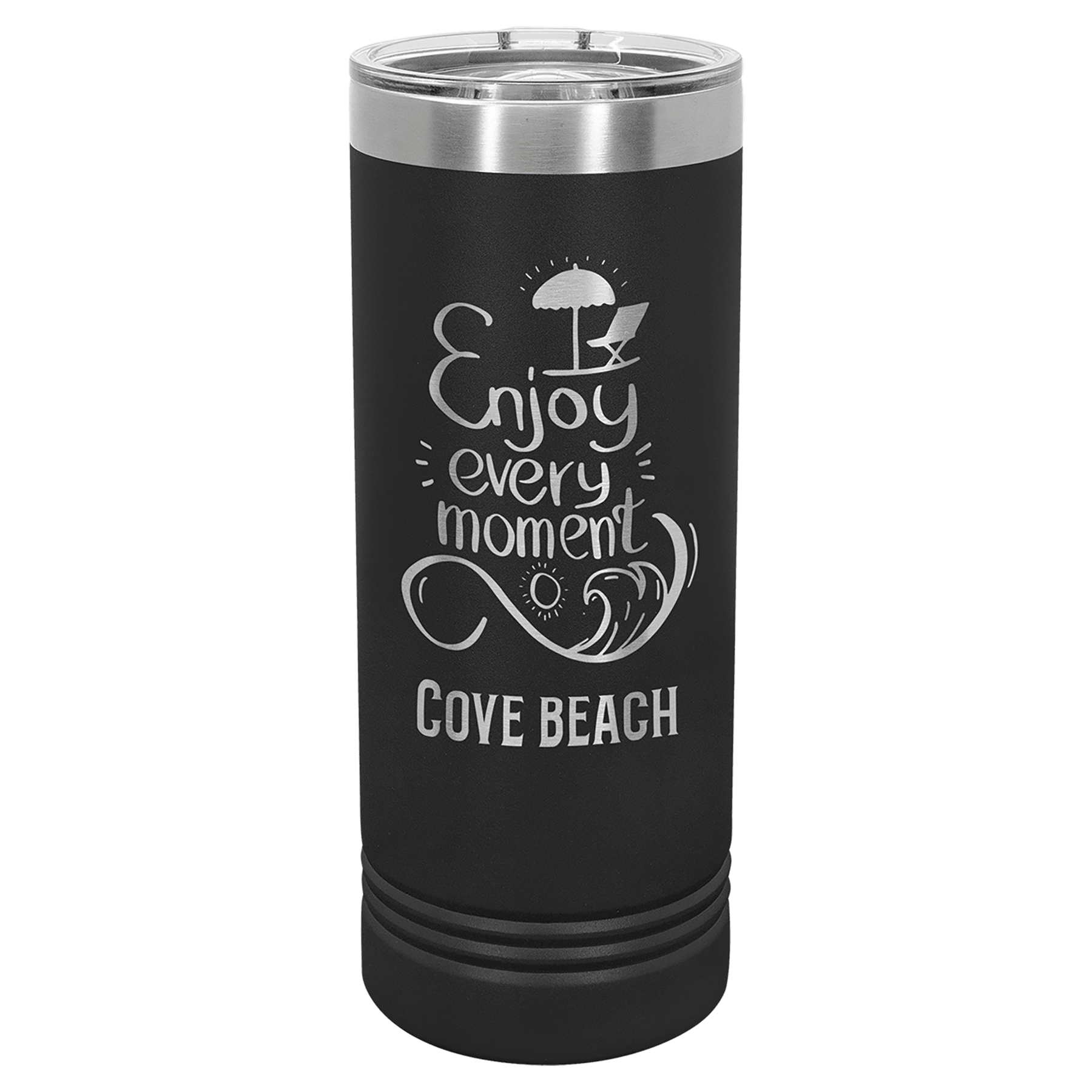 22 oz. Skinny Tumbler 22 oz. - 8" / Black